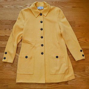 St. John Marie Gray Santana Knit Longer Jacket 8